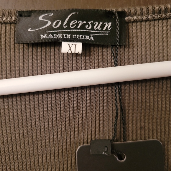 Solersun Olive Green Dress XL - Picture 3 of 4